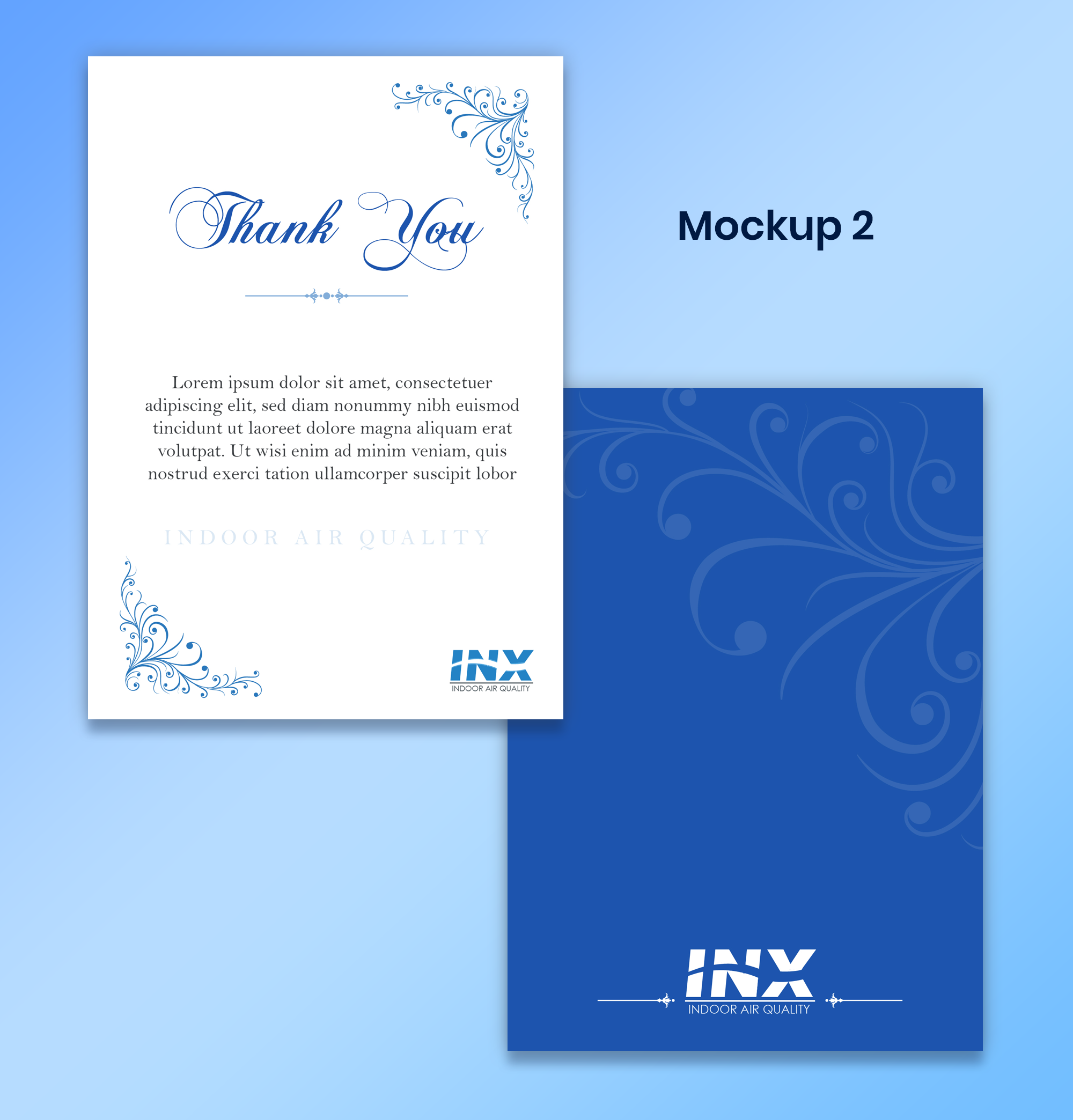 Greeting Card Design by Expert Designer for INX Indoor Air Quality | Design #31206542