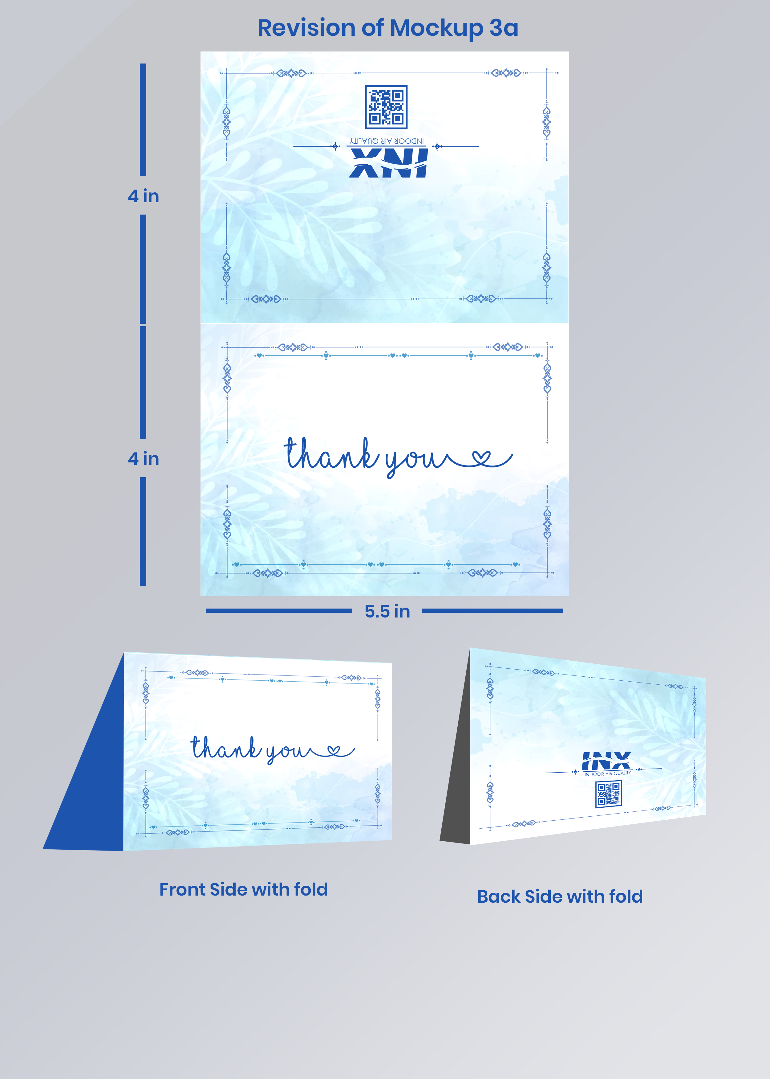 Greeting Card Design by Expert Designer for INX Indoor Air Quality | Design #31219107