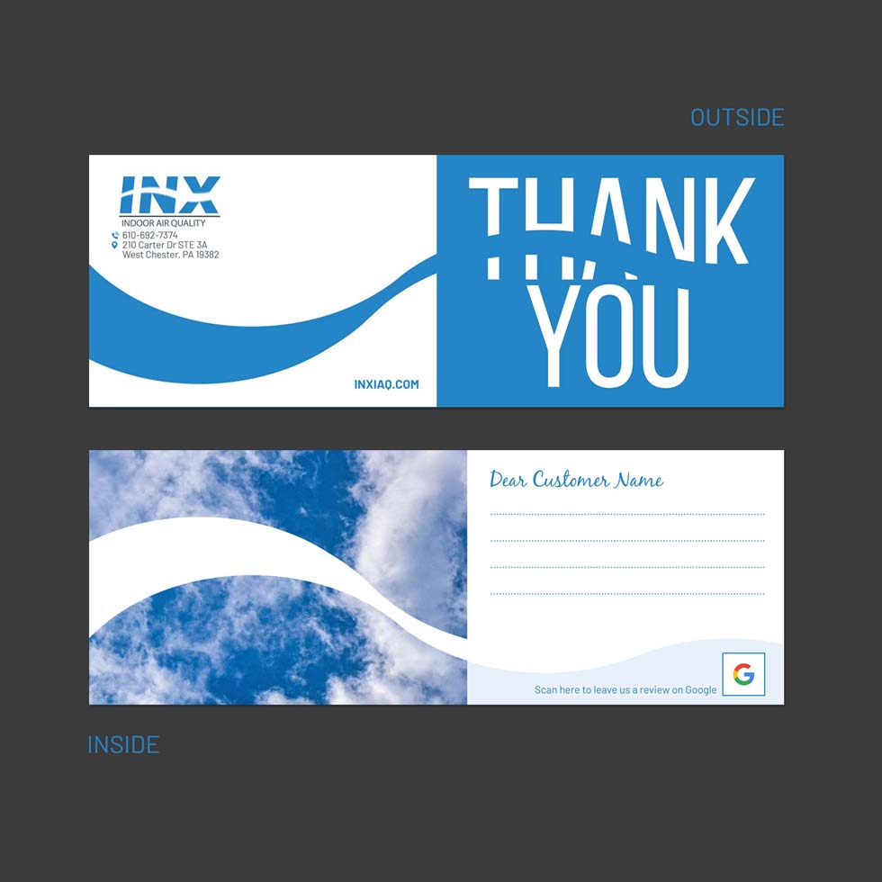Greeting Card Design by DA. for INX Indoor Air Quality | Design #31212868