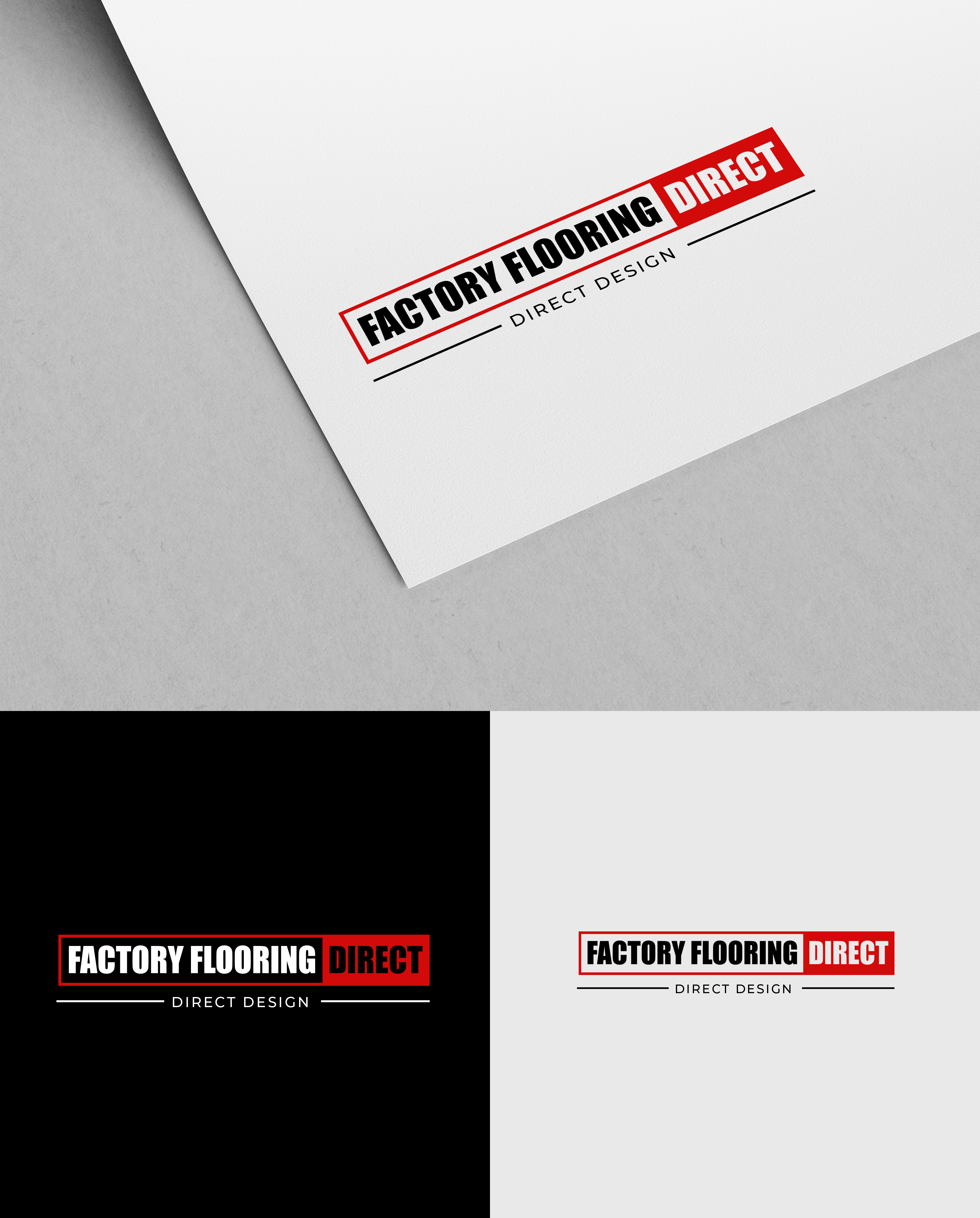 Logo Design by Graphixpointt for FACTORY FLOORING DIRECT, INC. | Design #31199203
