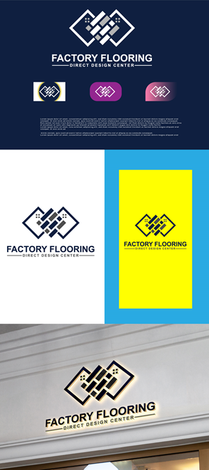 Logo Design by uzzal100 for FACTORY FLOORING DIRECT, INC. | Design #31195598
