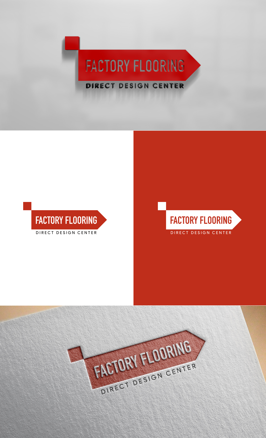 Logo Design by GLDesigns for FACTORY FLOORING DIRECT, INC. | Design #31197338