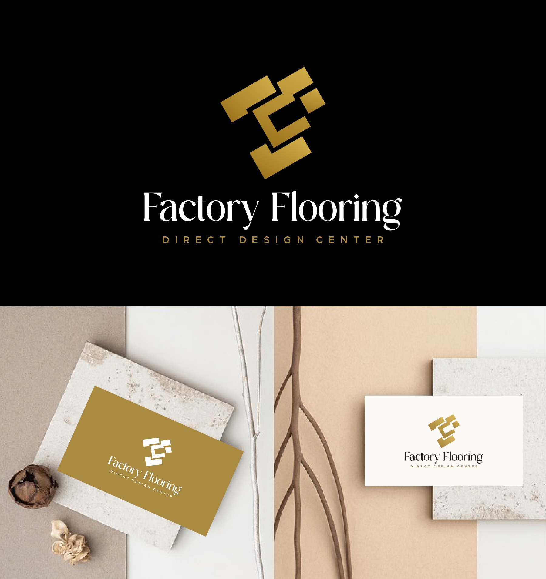 Logo Design by debdesign for FACTORY FLOORING DIRECT, INC. | Design #31196726