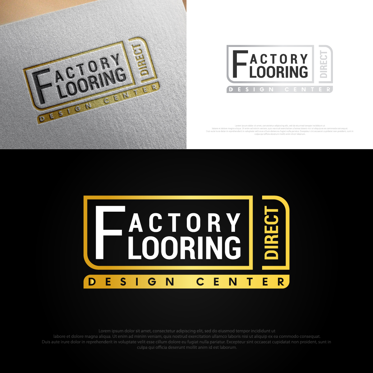 Logo Design by DesignLima for FACTORY FLOORING DIRECT, INC. | Design #31205453