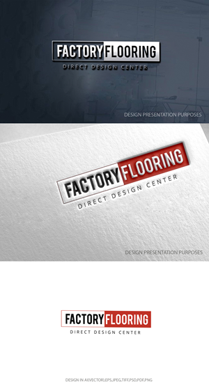 Logo Design by zebronicgraphic for FACTORY FLOORING DIRECT, INC. | Design: #31192844
