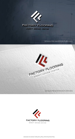 Logo Design by zebronicgraphic for FACTORY FLOORING DIRECT, INC. | Design: #31192878