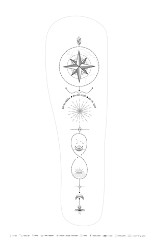 Diseño de Tatuaje por kurniar para este proyecto | Diseño: #31213506