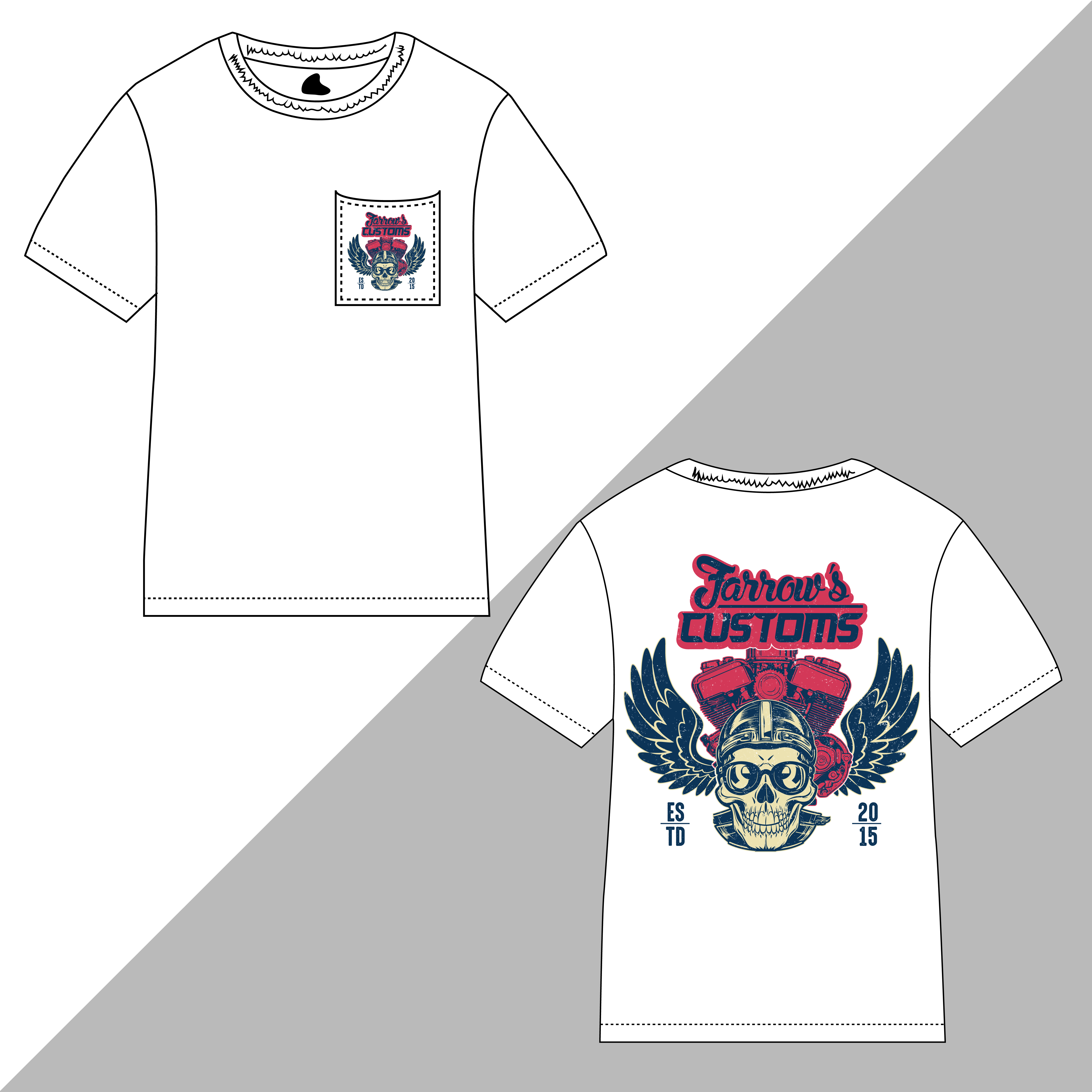 T-Shirt-Design von DesignNixon für farrows Customs | Design #31220435
