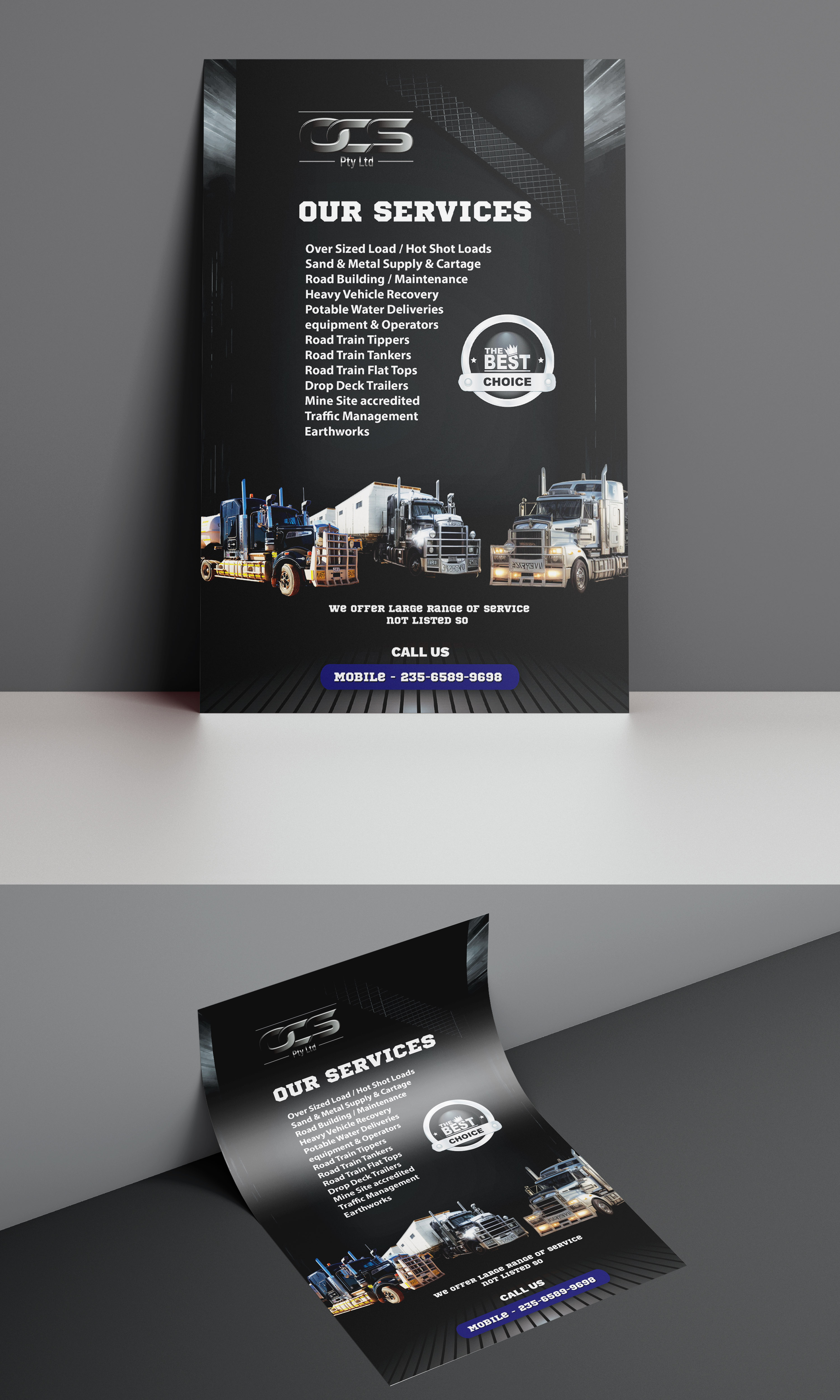 Flyer Design by Ramamoorthi Annadurai for this project | Design #31249498