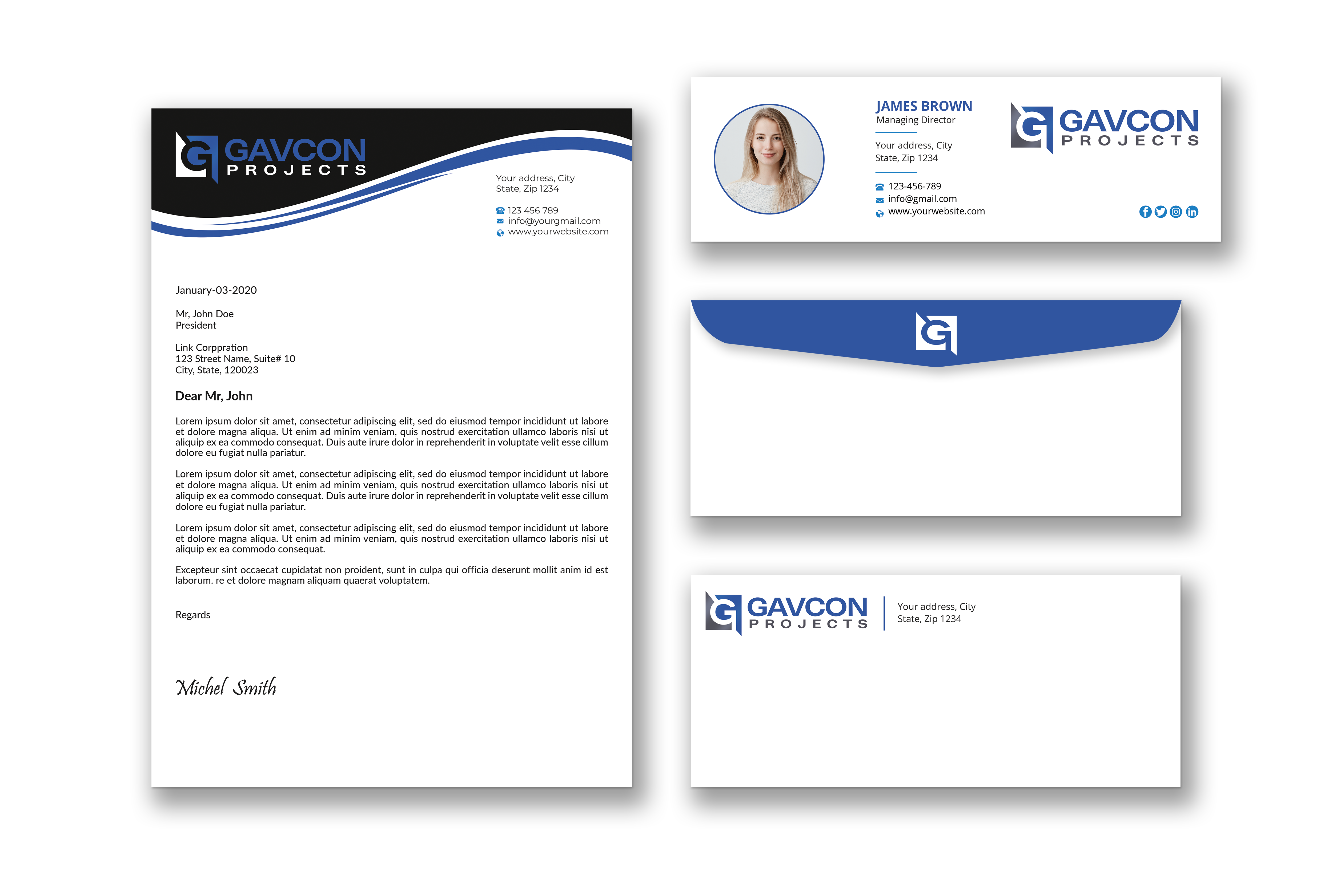 Stationery Design by Expert Bappy for this project | Design #31207236