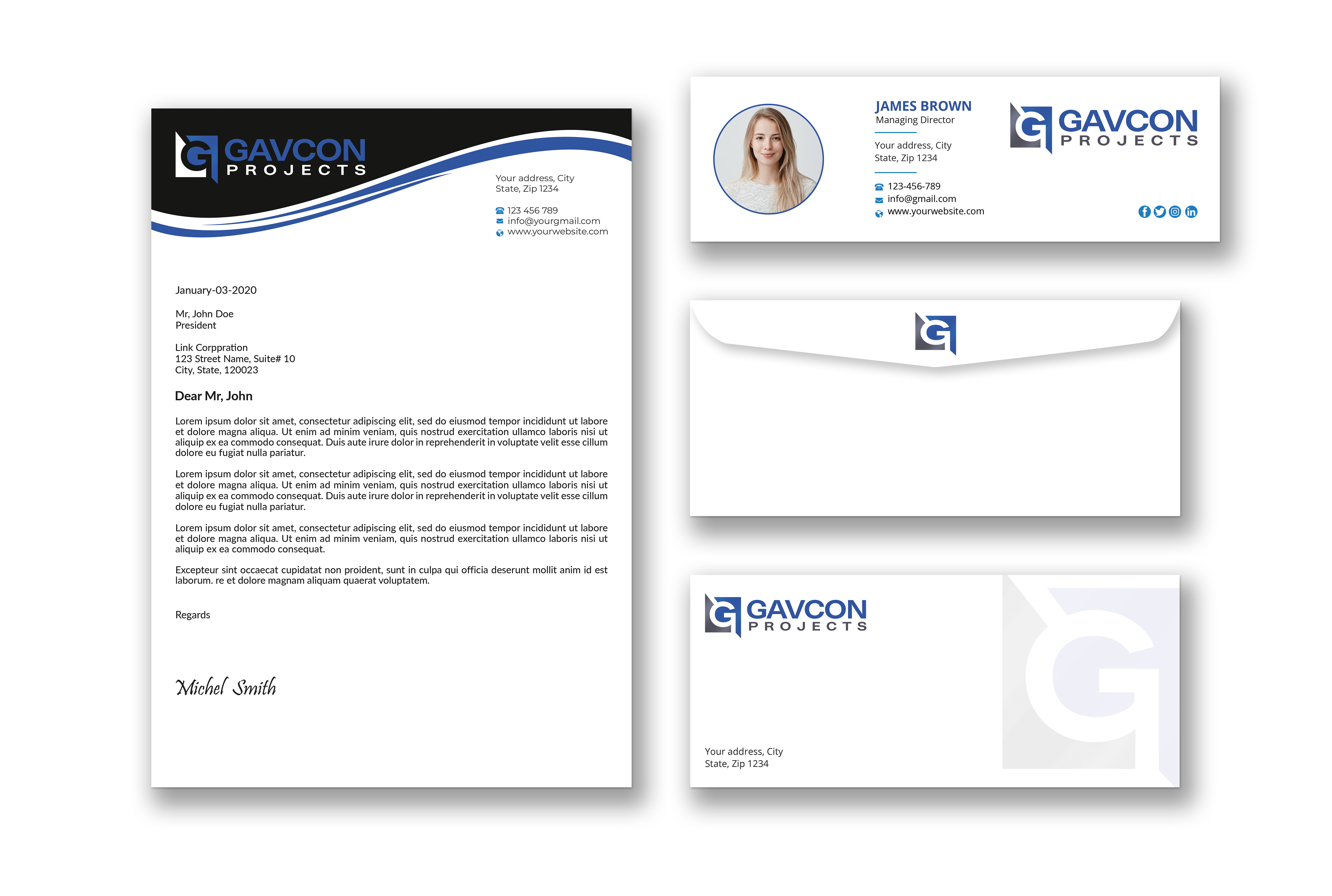Stationery Design by Expert Bappy for this project | Design #31207304