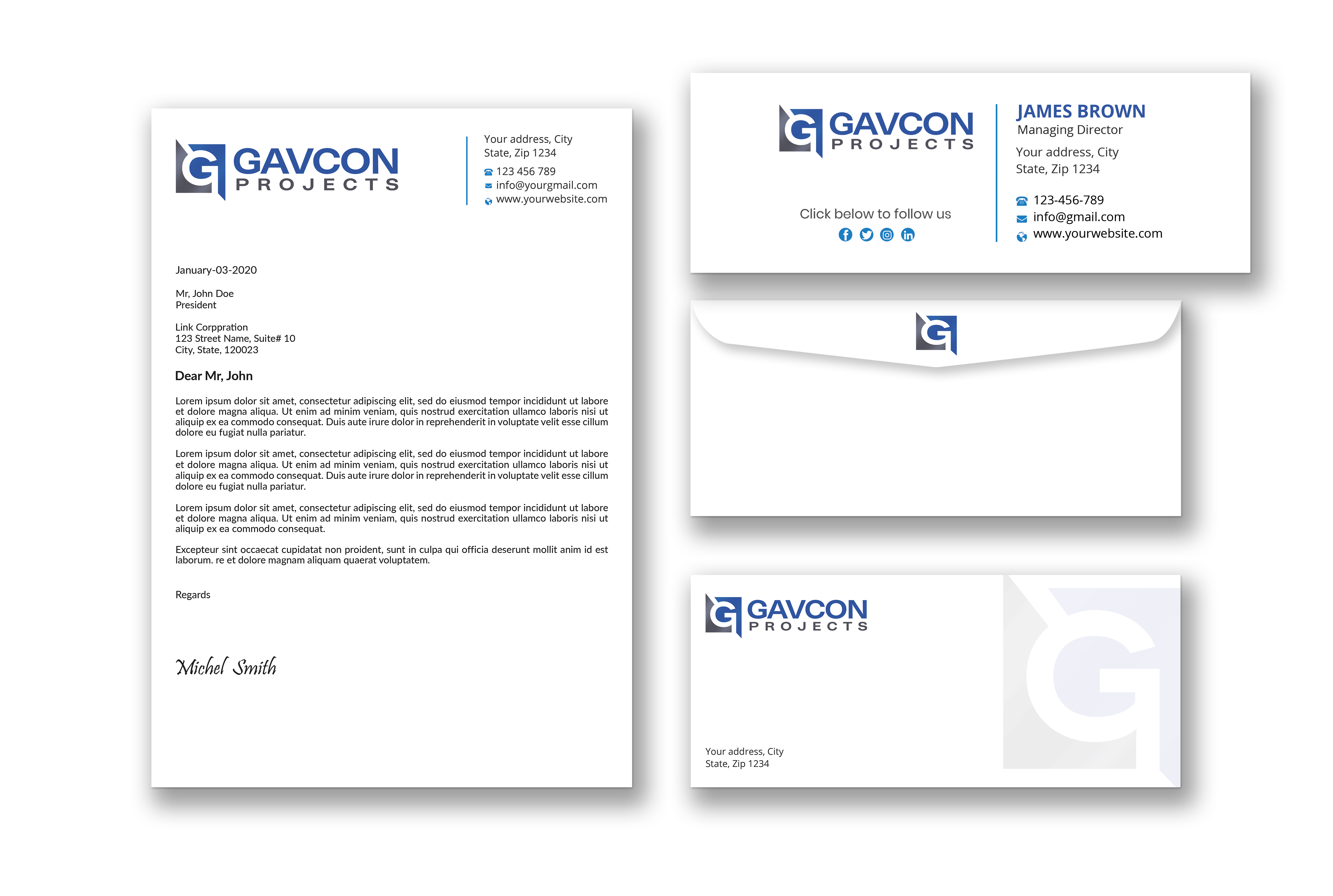 Stationery Design by Expert Bappy for this project | Design #31207420