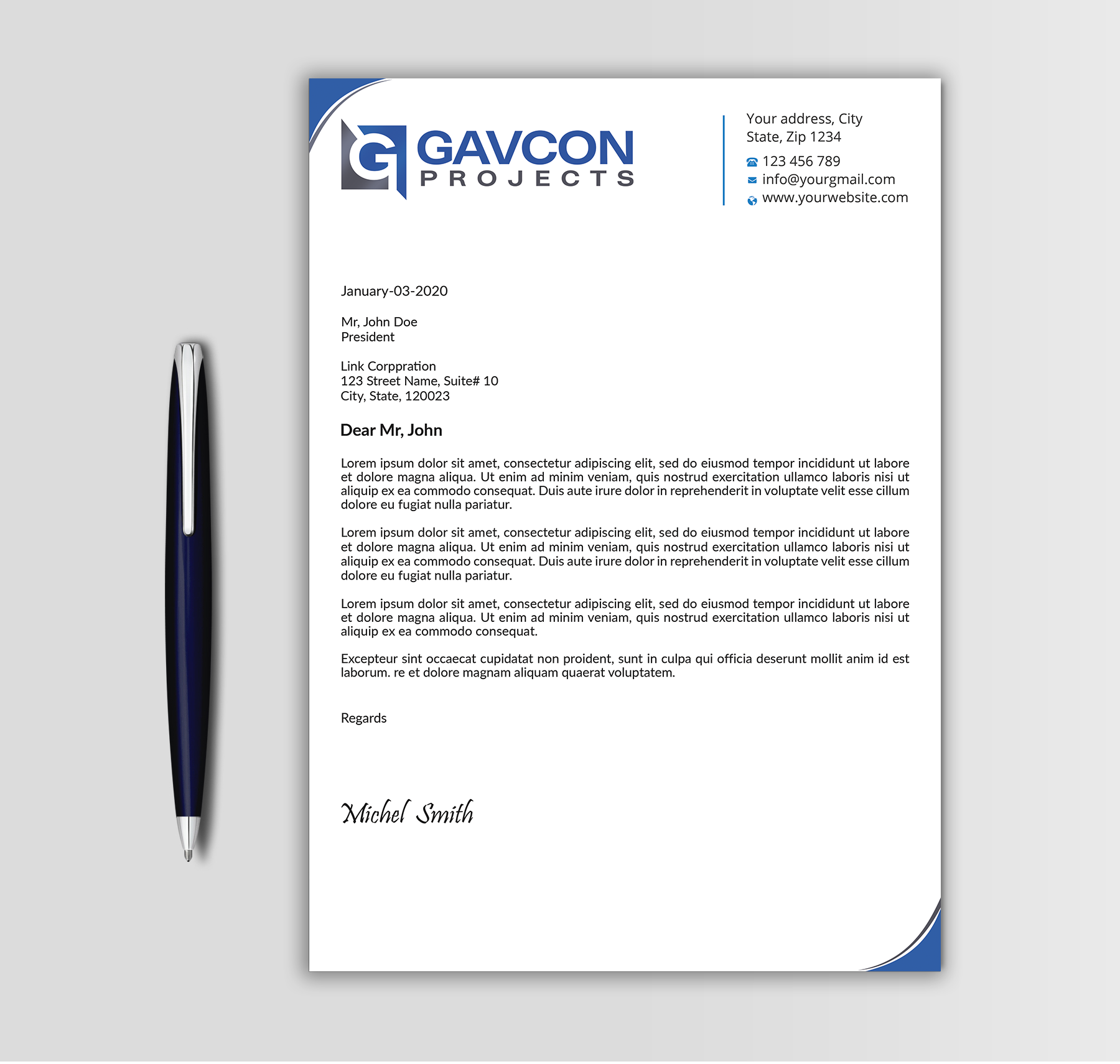 Schreibwaren-Design von Expert Bappy für dieses Projekt | Design #31208724