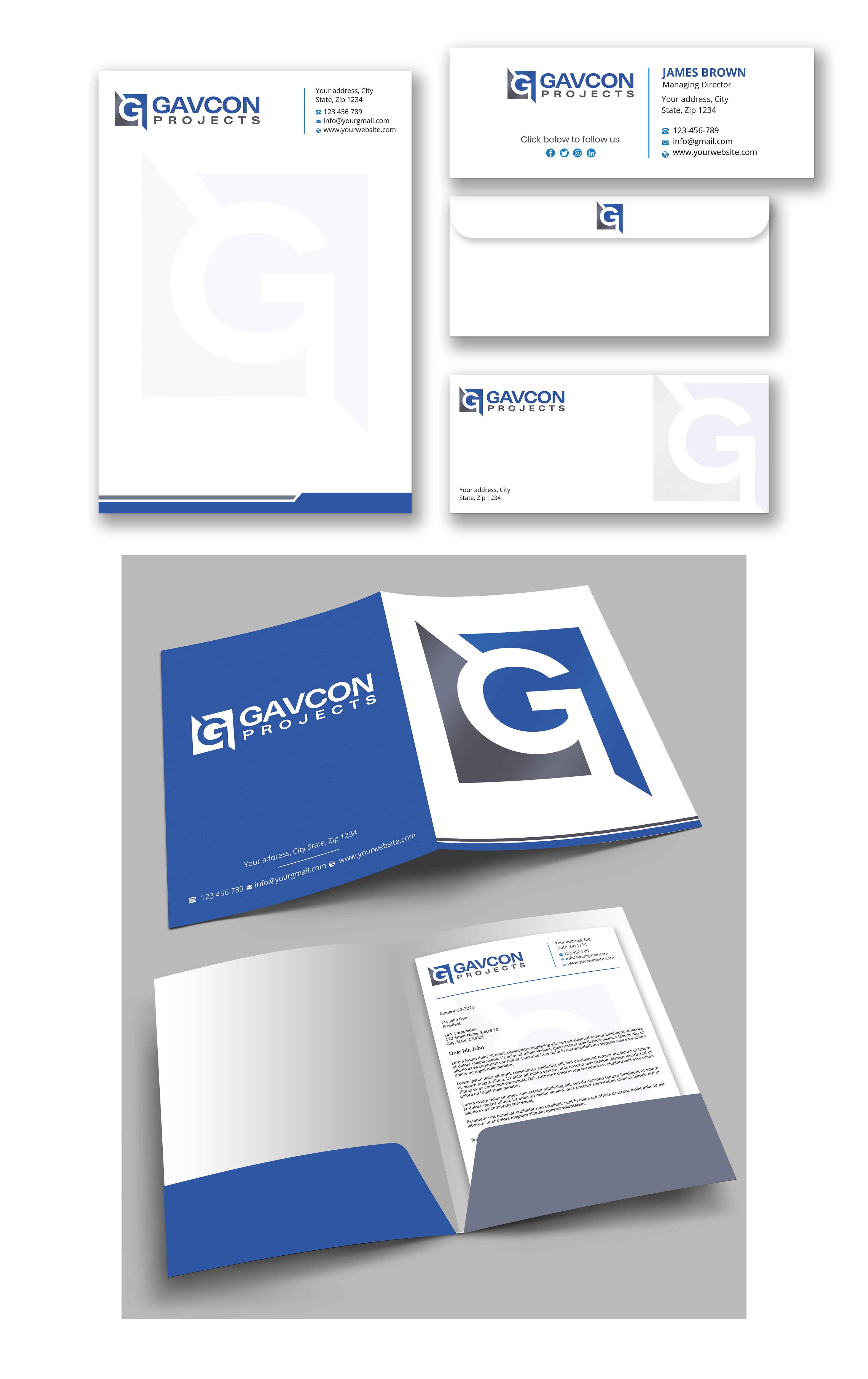 Stationery Design by Expert Bappy for this project | Design #31228113