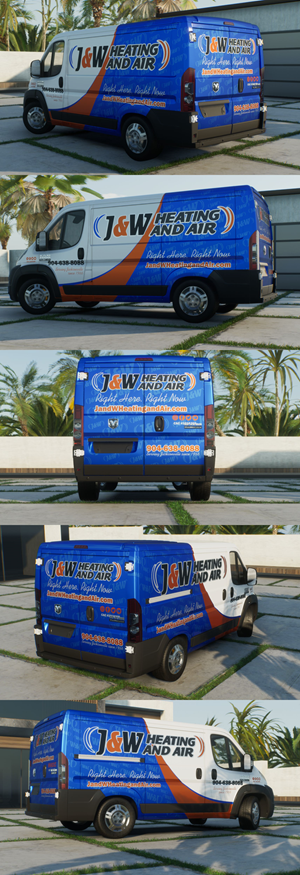 Diseño de Rotulación de Vehículo por VEDG para J&W Heating and Air | Diseño: #31223895