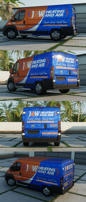 Diseño de Rotulación de Vehículo por VEDG para J&W Heating and Air | Diseño: #31223932