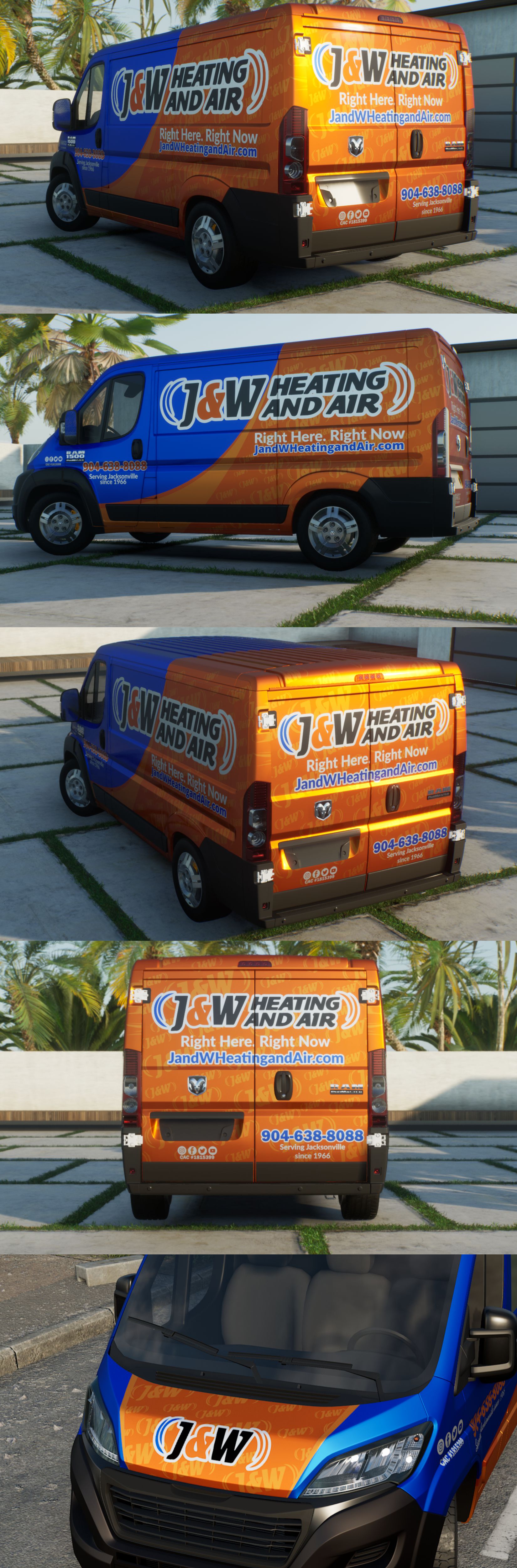 Diseño de Rotulación de Vehículo por VEDG para J&W Heating and Air | Diseño: #31236756