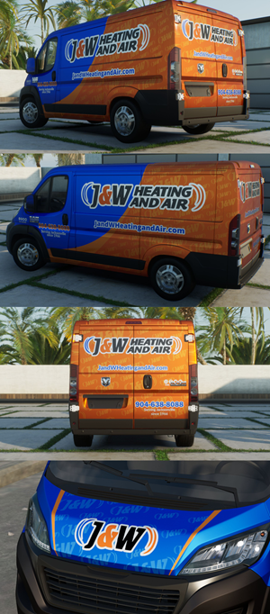 Diseño de Rotulación de Vehículo por VEDG para J&W Heating and Air | Diseño: #31271750