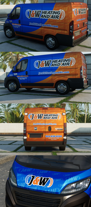 Diseño de Rotulación de Vehículo por VEDG para J&W Heating and Air | Diseño: #31278646