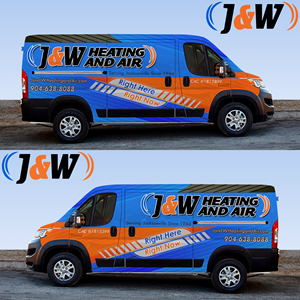 Diseño de Rotulación de Vehículo por AZ_Studio para J&W Heating and Air | Diseño #31224697