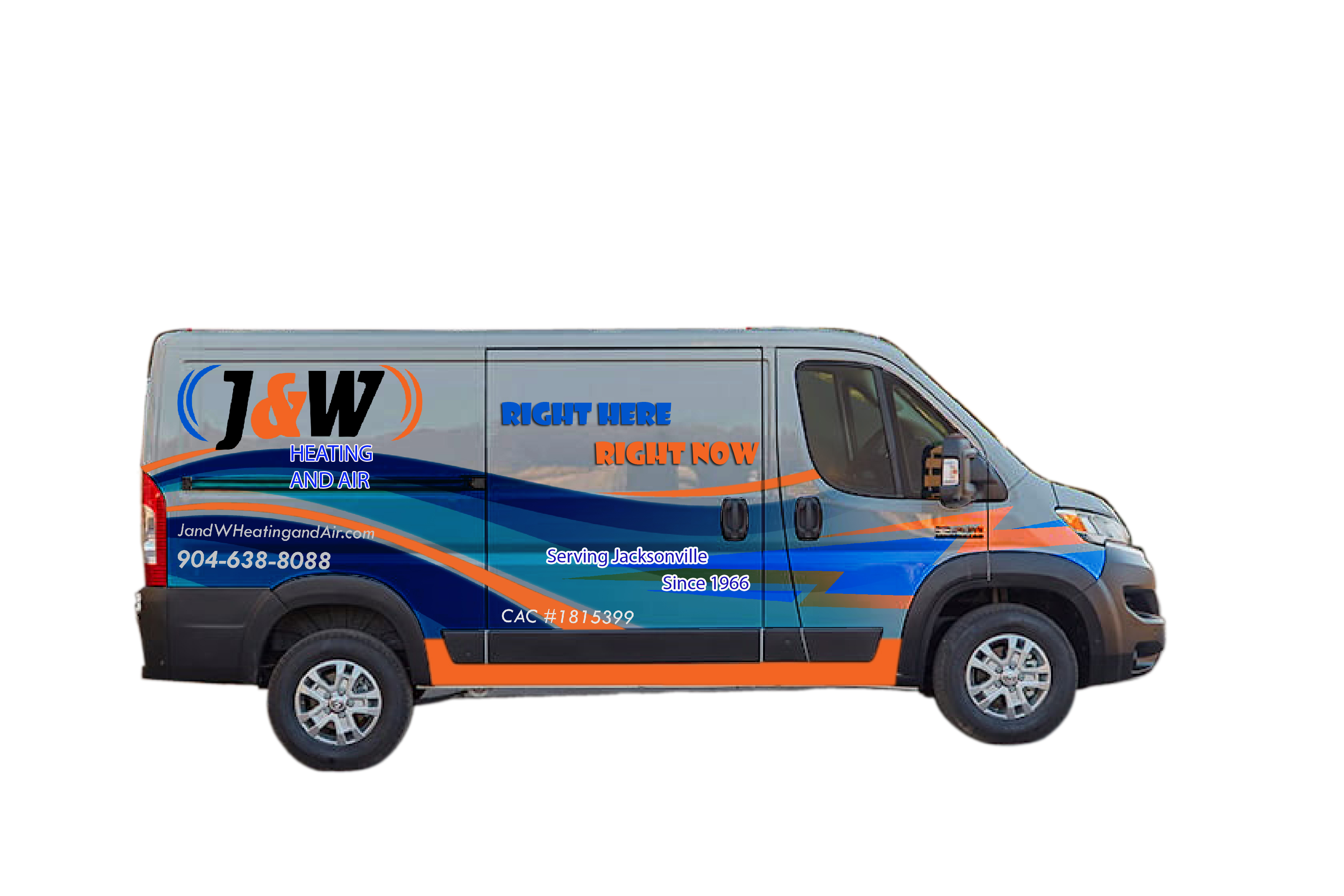 Diseño de Rotulación de Vehículo por AZ_Studio para J&W Heating and Air | Diseño #31226036