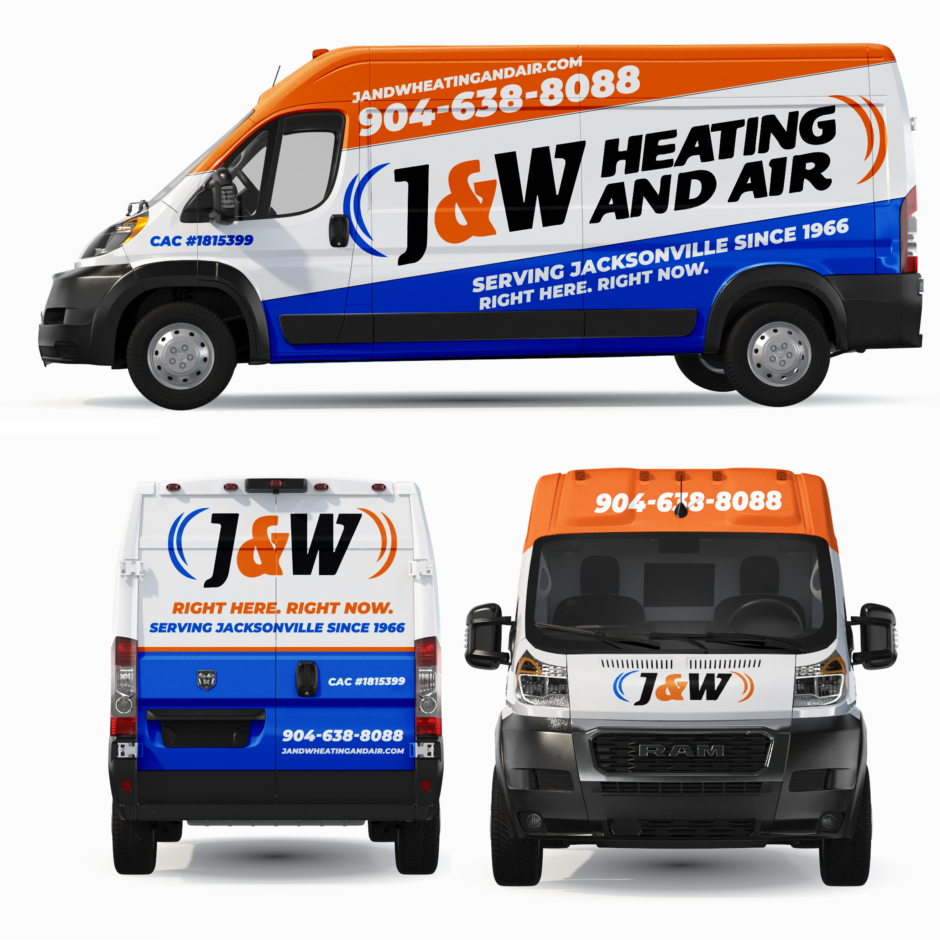 Car Wrap Design by creative solution 023 for J&W Heating and Air | Design #31229749