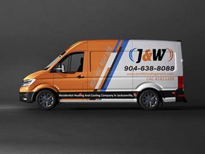 Diseño de Rotulación de Vehículo por Rupok 3 para J&W Heating and Air | Diseño #31211762