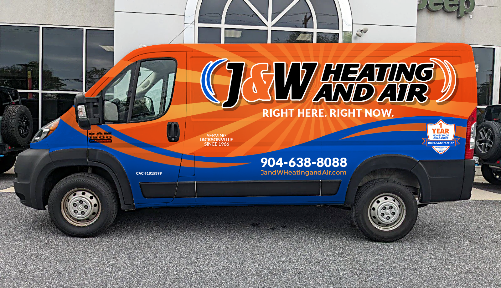 Car Wrap Design by typefdesign for J&W Heating and Air | Design #31226048