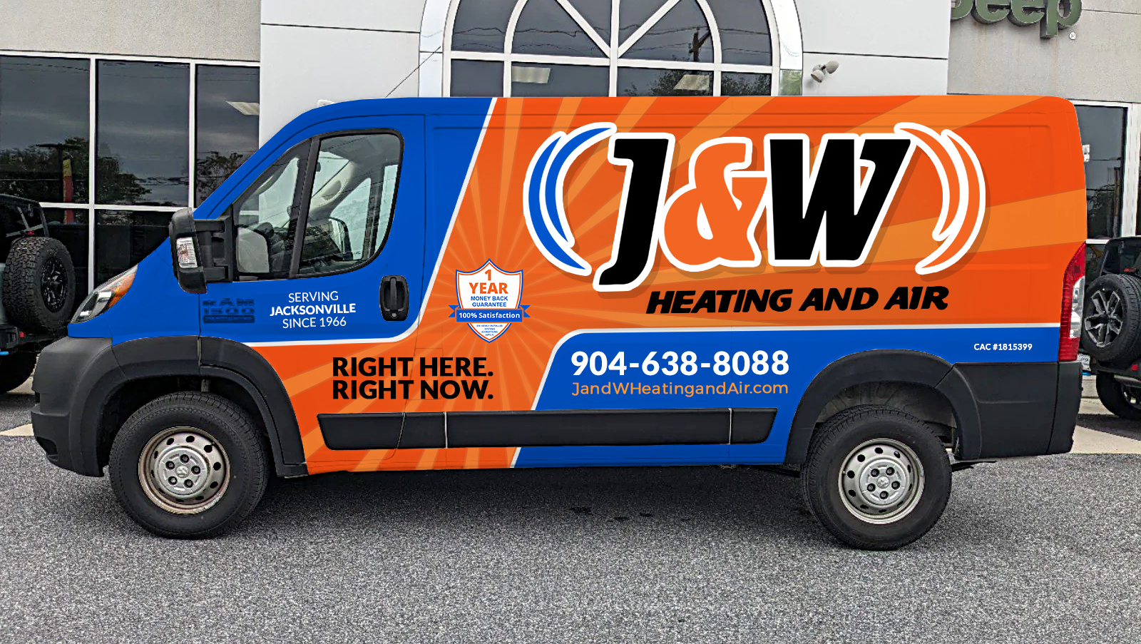 Design de Covering de Véhicule par typefdesign pour J&W Heating and Air | Design #31228843