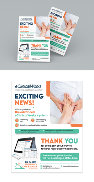 Flyer Design by debdesign for Frederick Foot & Ankle | Design: #31212536