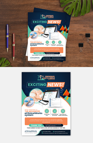 Flyer Design by debdesign for Frederick Foot & Ankle | Design: #31212655