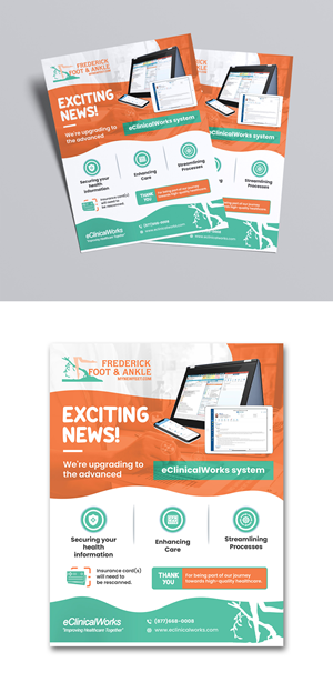 Flyer Design by debdesign for Frederick Foot & Ankle | Design: #31212782