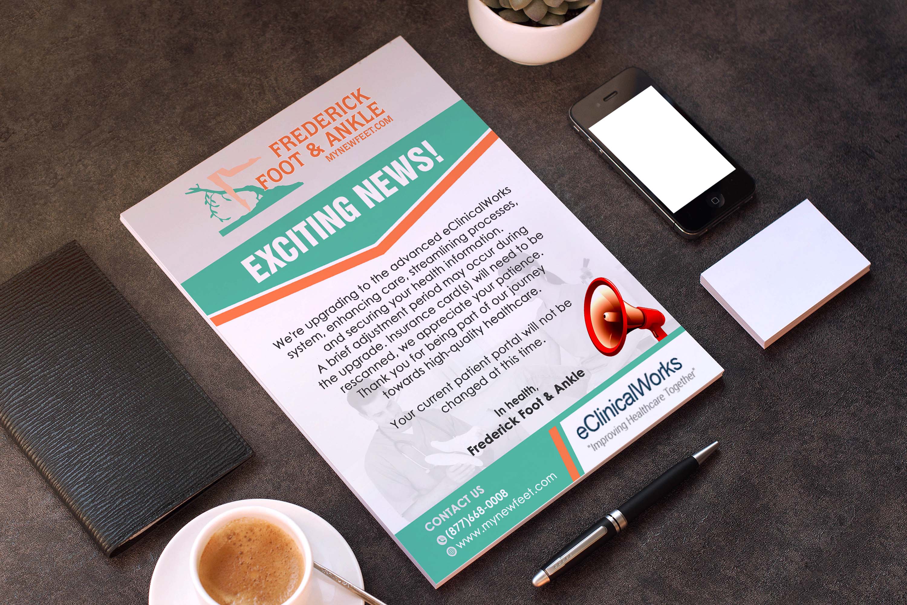 Diseño de Flyer por GraphicsGuru para Frederick Foot & Ankle | Diseño #31226194