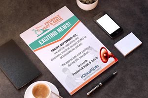 Flyer Design by GraphicsGuru for Frederick Foot & Ankle | Design: #31231075