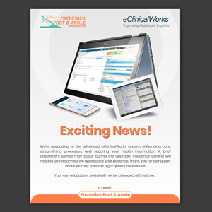 Diseño de Flyer por Bidita Saha para Frederick Foot & Ankle | Diseño: #31216484