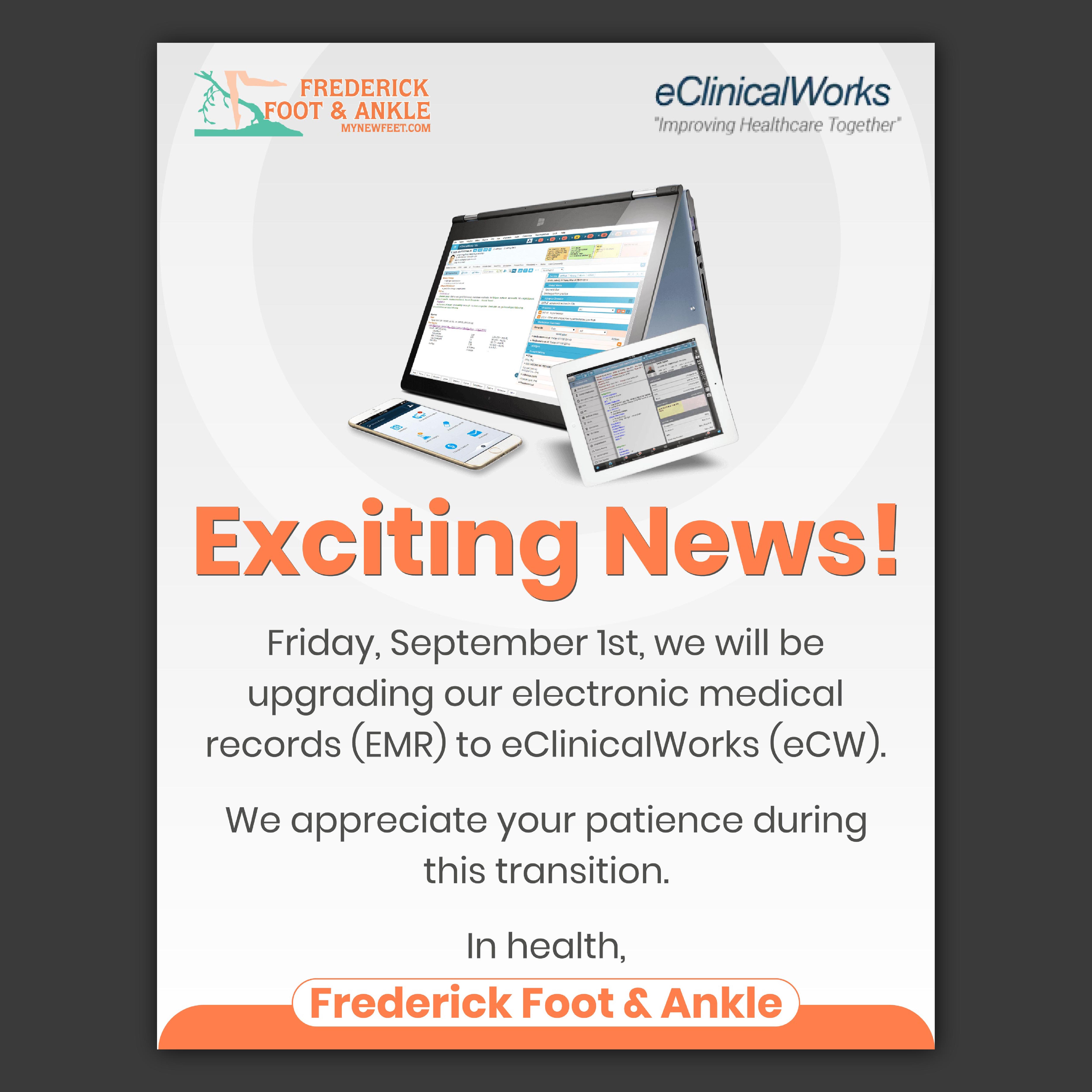 Diseño de Flyer por Bidita Saha para Frederick Foot & Ankle | Diseño #31229335