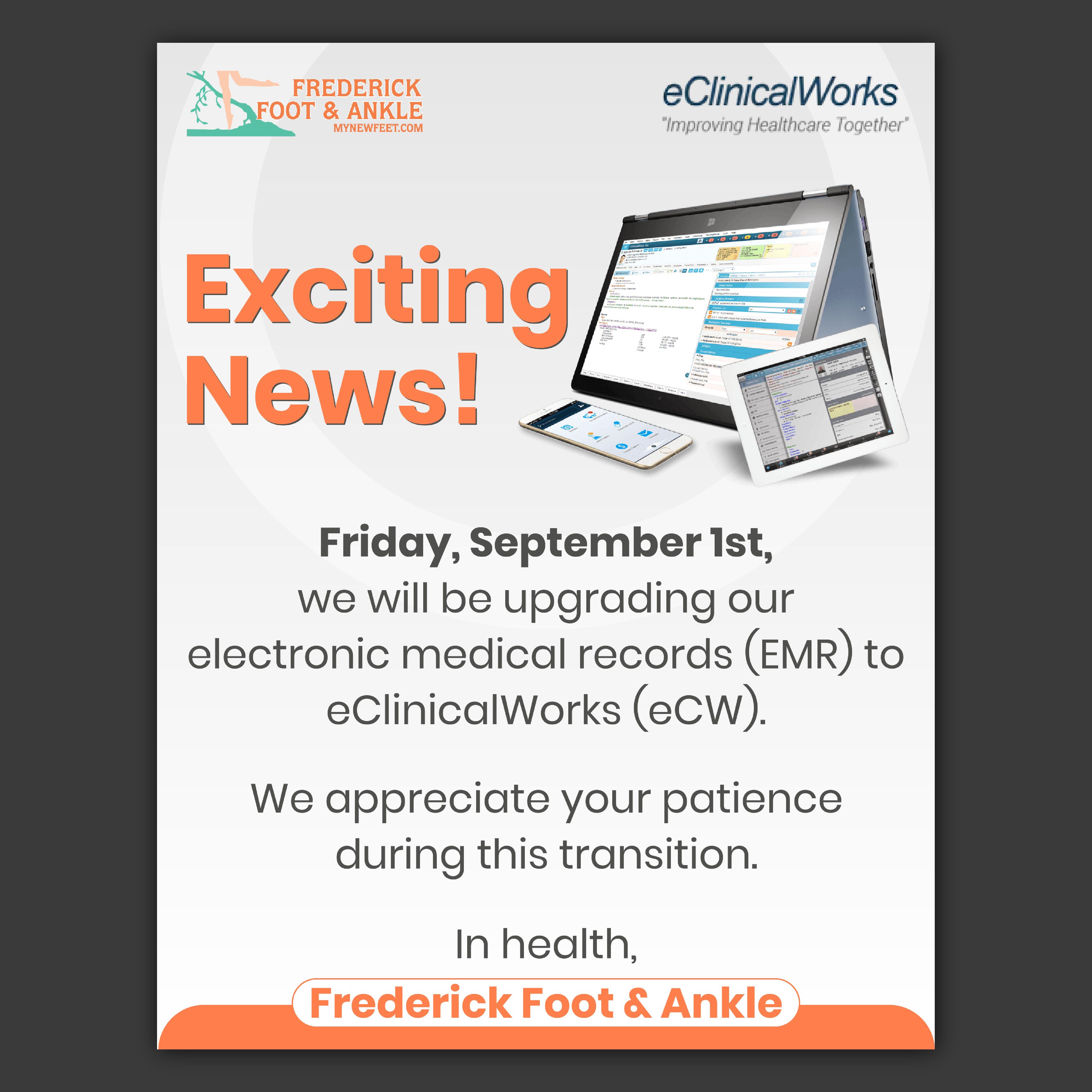 Diseño de Flyer por Bidita Saha para Frederick Foot & Ankle | Diseño #31234616