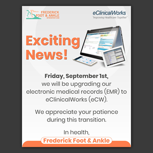 Diseño de Flyer por Bidita Saha para Frederick Foot & Ankle | Diseño: #31234616