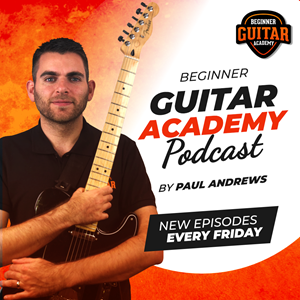 Podcast Cover Design For Beginner Guitarist Podcast