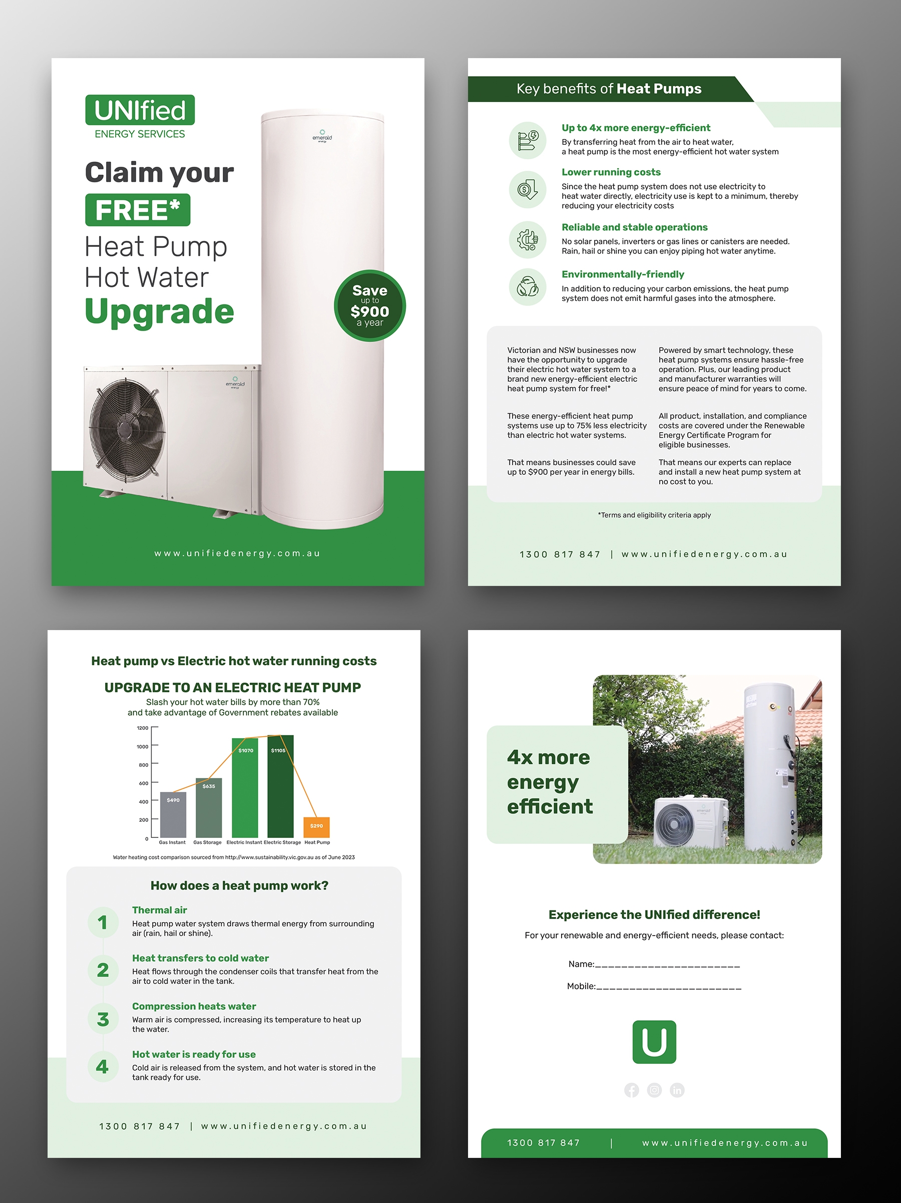 Flyer Design by OwnDesign for UNIfied Energy Services | Design #31233190