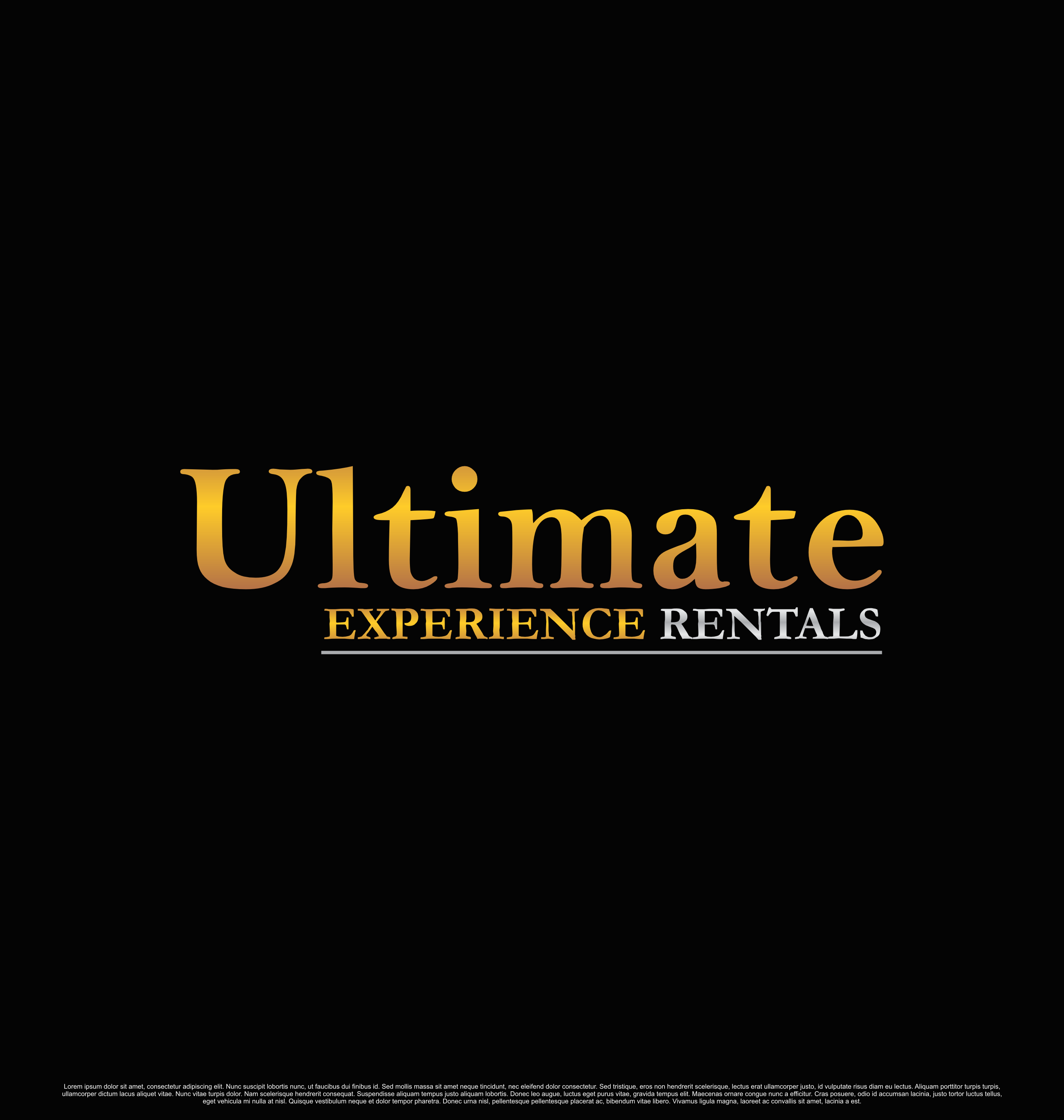 Logo Design by saesean for Ultimate Experience Rentals | Design #31232943
