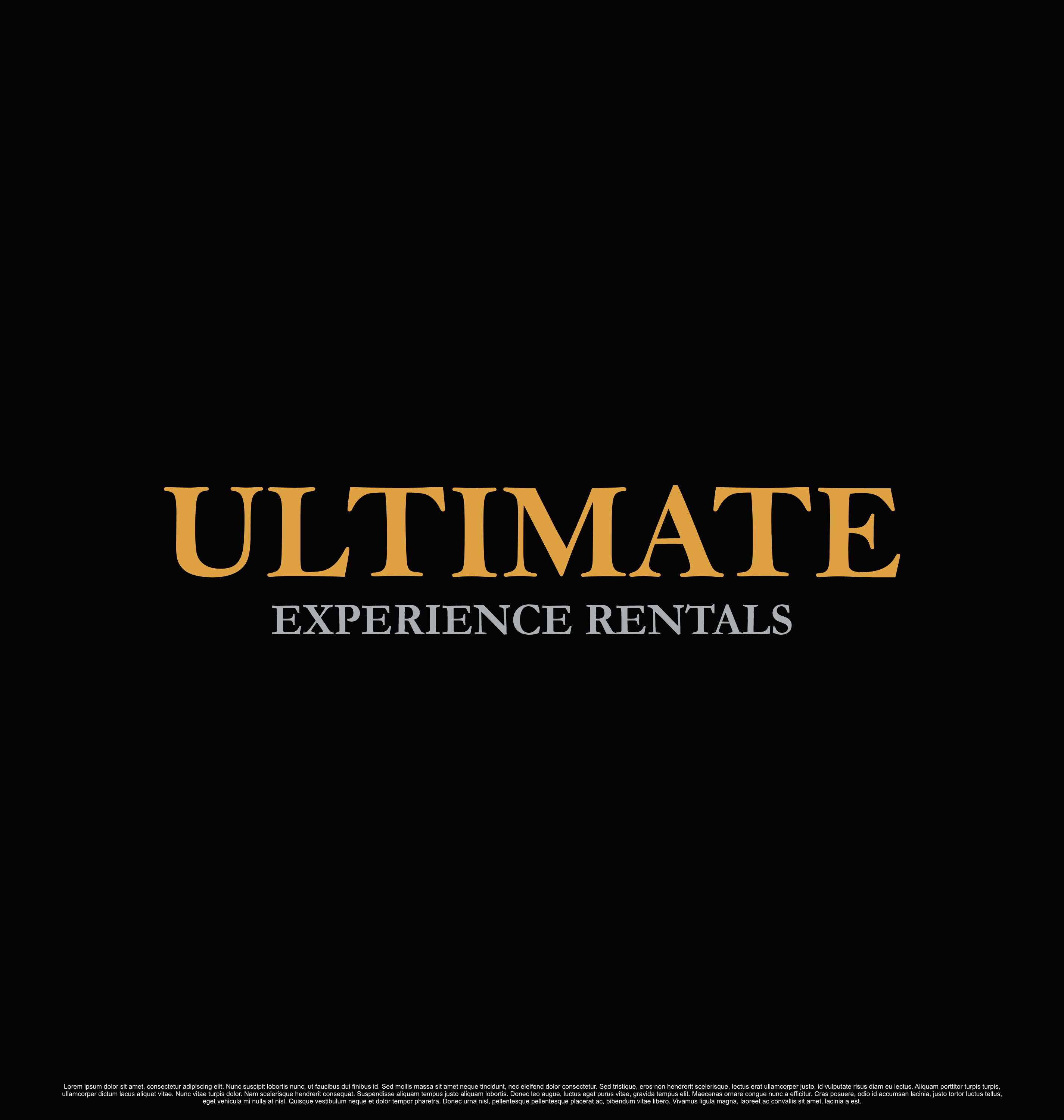 Logo Design by saesean for Ultimate Experience Rentals | Design #31232945
