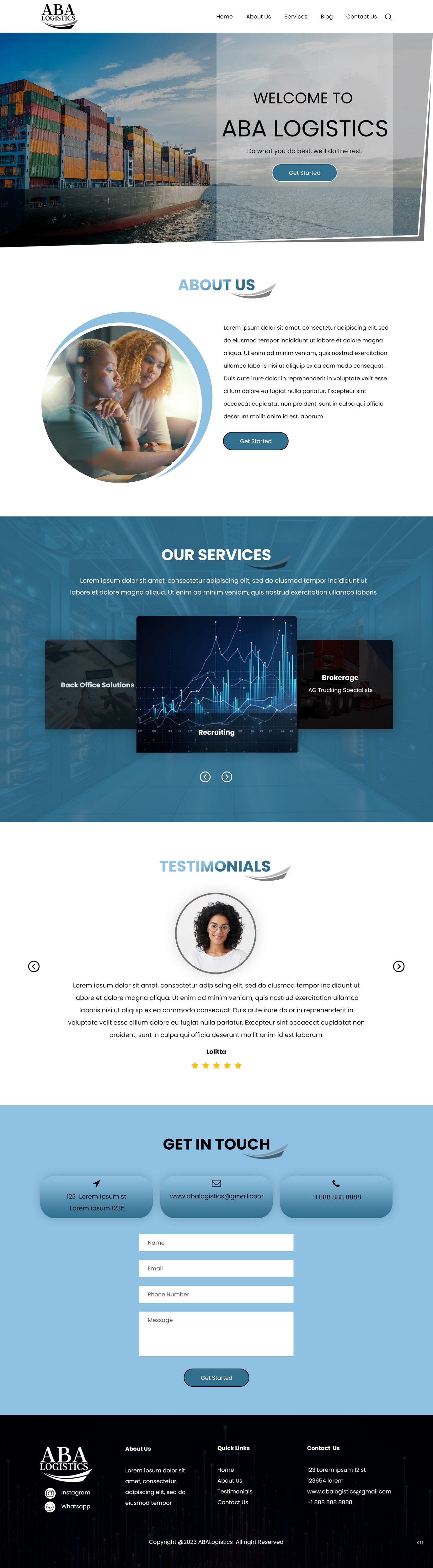 Squarespace Design by pb for this project | Design #31229377