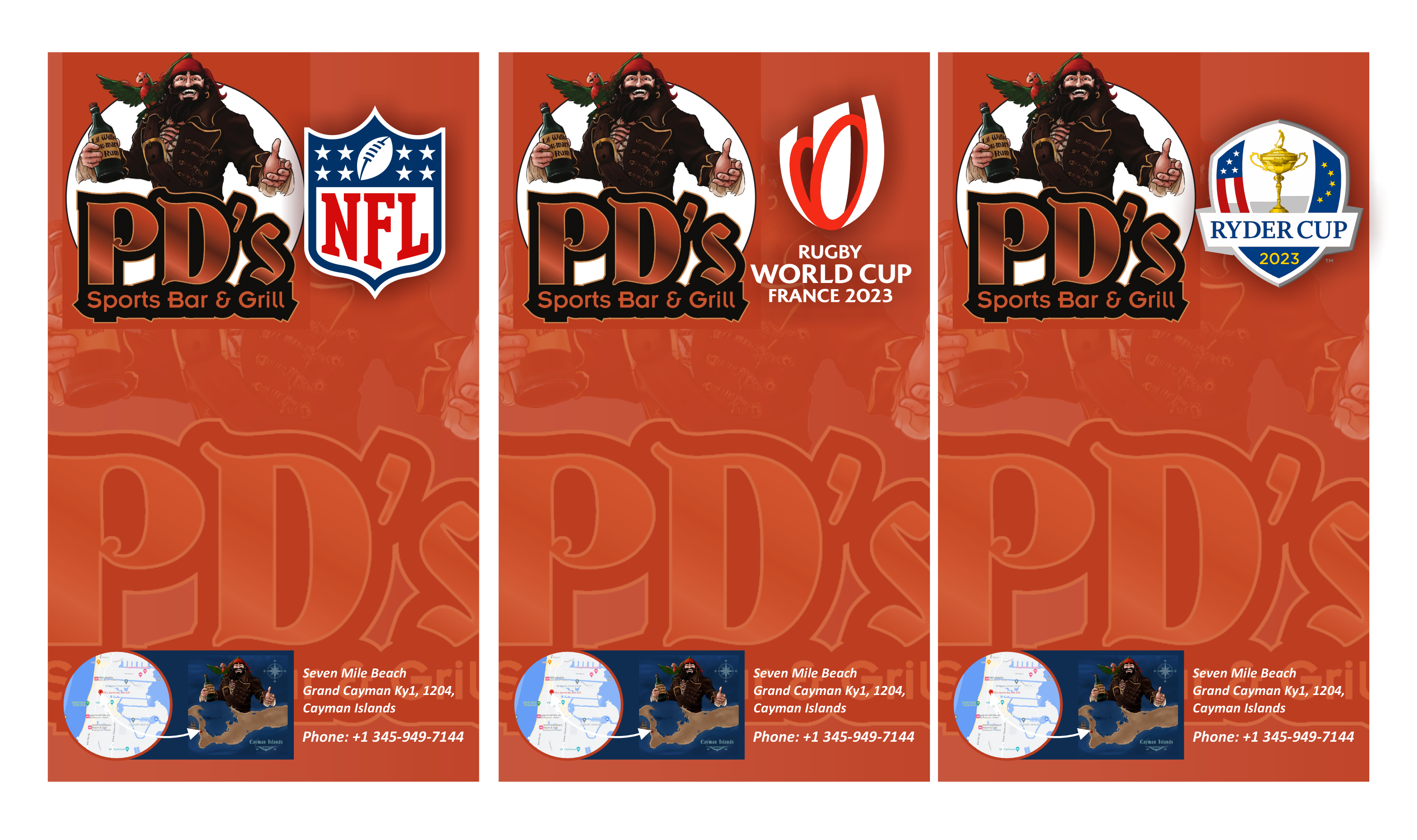 Diseño de Flyer por cornel888 para PD's Sporst Bar & Grill | Diseño #31223747