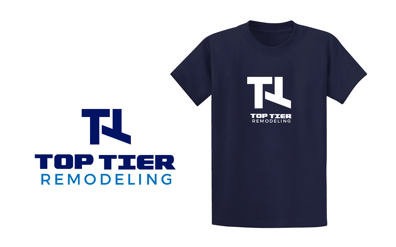 T-shirt Design by Justin E for Top Tier Remodeling  | Design #31227327
