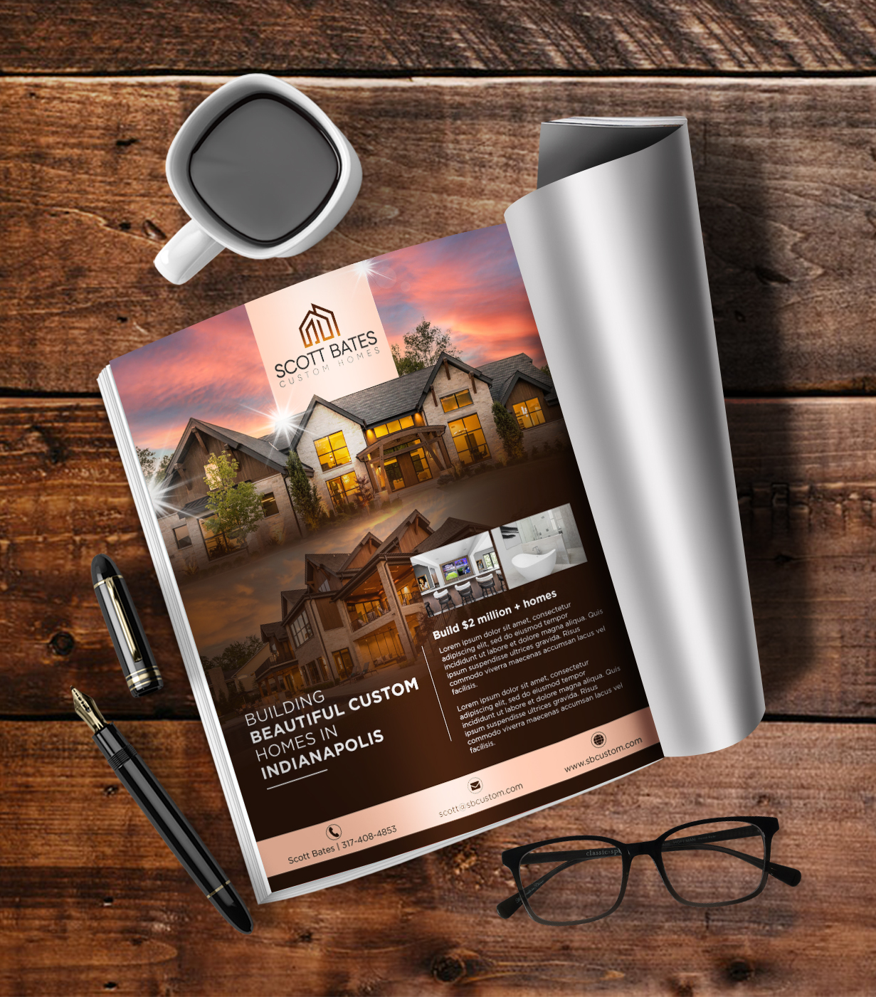 Magazine Design by Sun Creative for this project | Design #31253103