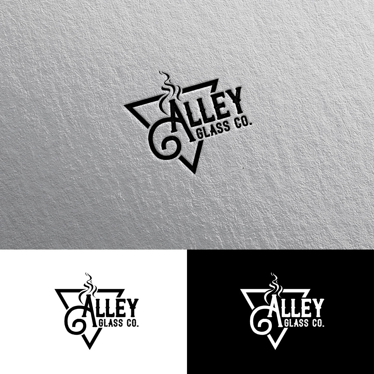 Logo Design by chris Ray for Alley Glass company  | Design #31225341