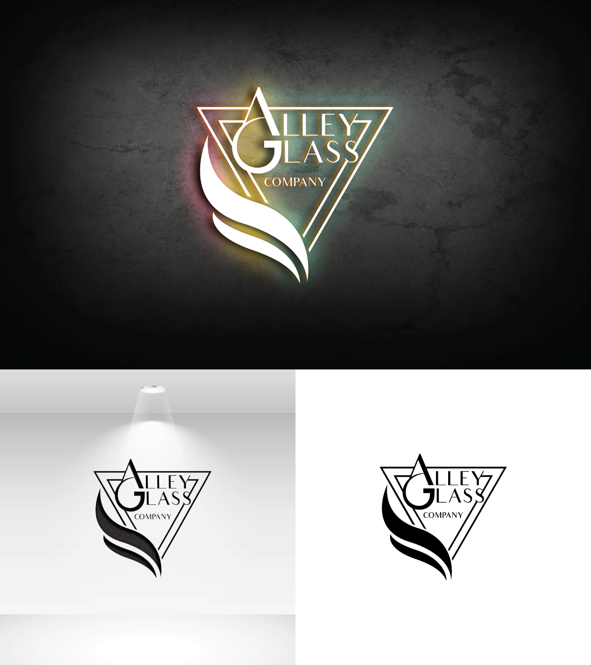 Design de Logo par Visionarydexiner pour Alley Glass company  | Design #31245049