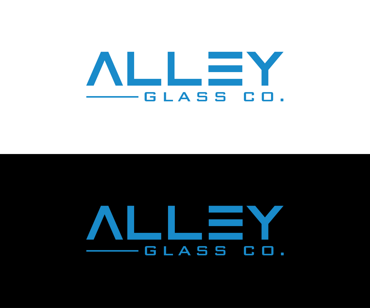 Logo Design by Art-Gallery for Alley Glass company  | Design #31258178