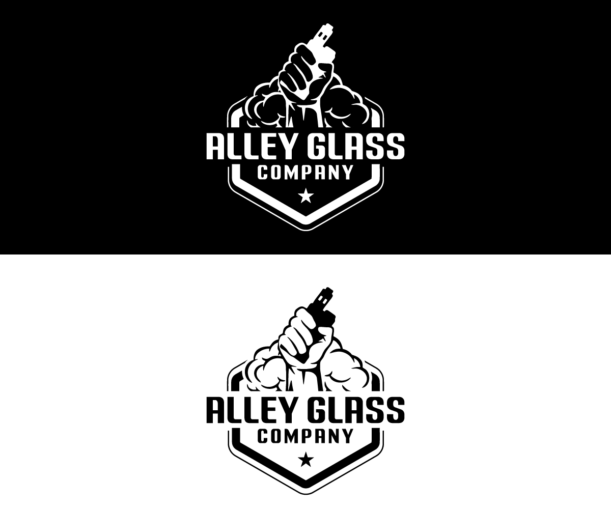 Logo Design by Ahnaf Labib for Alley Glass company  | Design #31237934